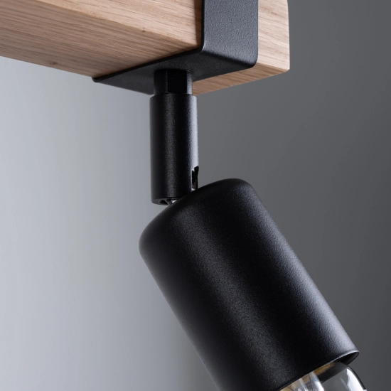 Plafon ZUCA 2 czarny SL.1296 SOLLUX LIGHTING