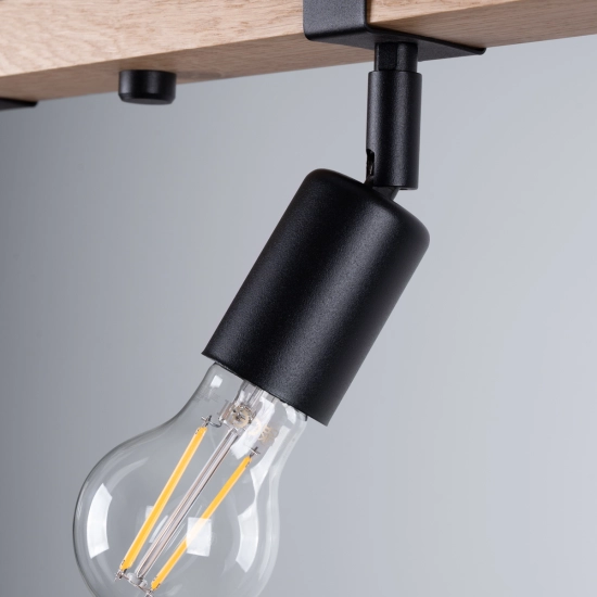 Plafon ZUCA 4 czarny SL.1298 SOLLUX LIGHTING
