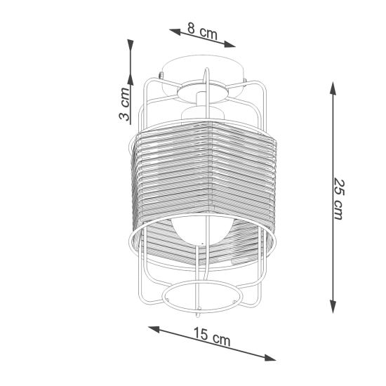 Plafon GIZUR SL.1299 SOLLUX LIGHTING