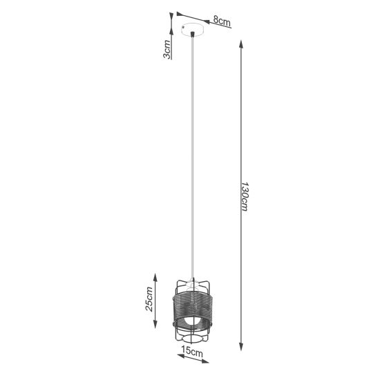 Lampa wisząca GIZUR 1 SL.1300 SOLLUX LIGHTING