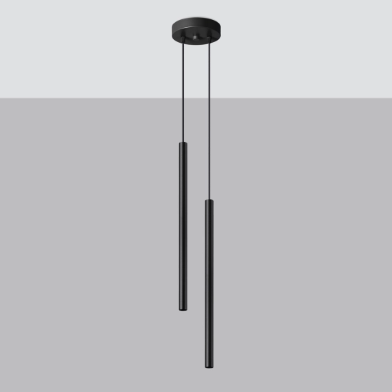 Lampa wisząca PASTELO 2 czarna SL.1304 SOLLUX LIGHTING