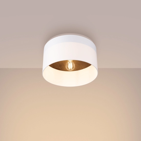 Plafon TELESTO biały/ciemny brąz SL.1392 SOLLUX LIGHTING