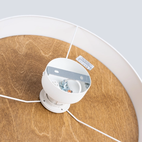 Plafon TELESTO biały/jasny brąz SL.1393 SOLLUX LIGHTING