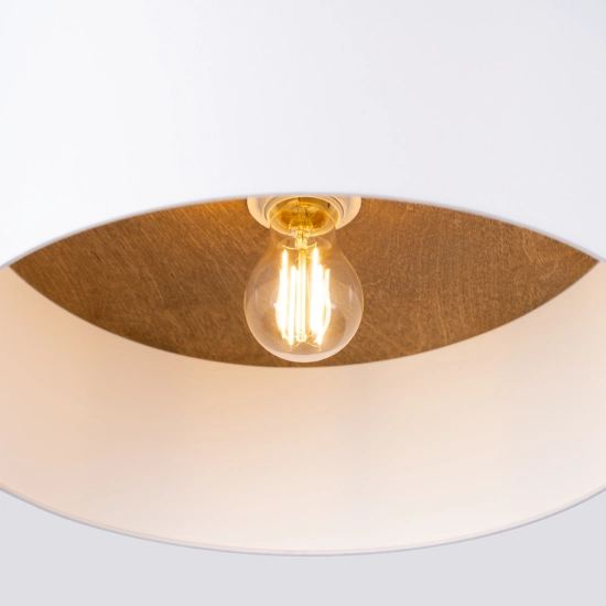 Plafon TELESTO biały/jasny brąz SL.1393 SOLLUX LIGHTING
