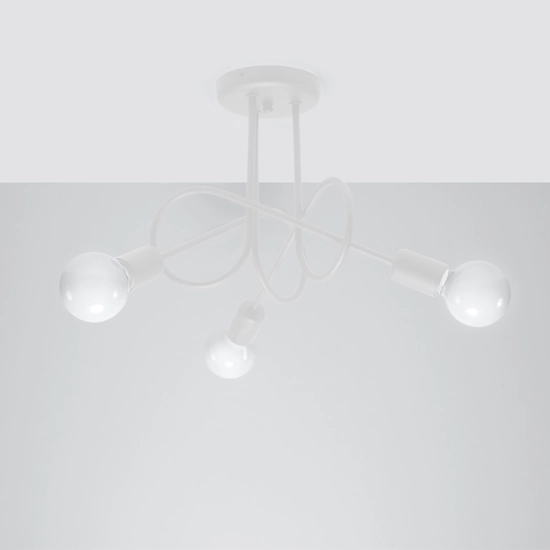 Żyrandol LOOP 3 biały SL.1431 SOLLUX LIGHTING