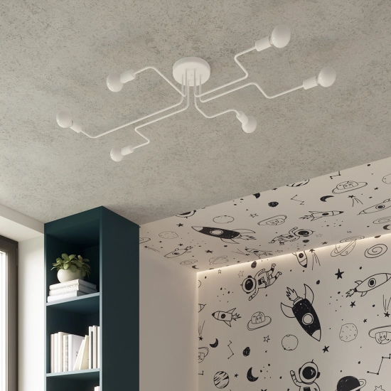 Żyrandol VECTOR 4 biały SL.1442 SOLLUX LIGHTING