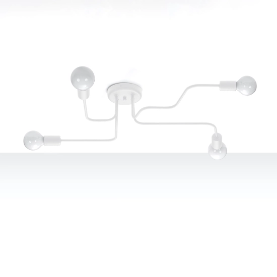Żyrandol VECTOR 4 biały SL.1442 SOLLUX LIGHTING