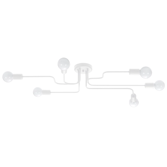 Żyrandol VECTOR 6 biały SL.1443 SOLLUX LIGHTING