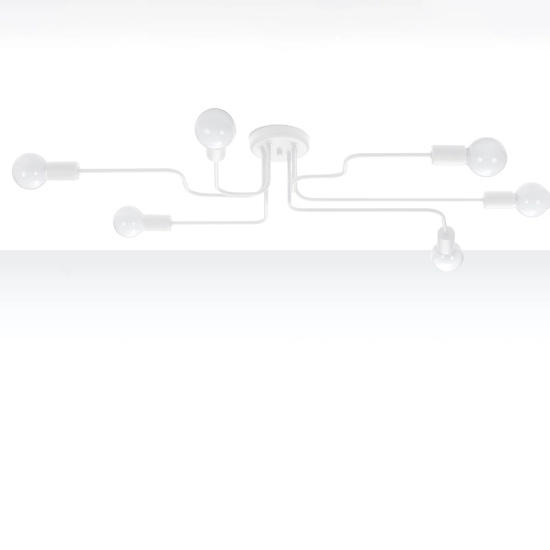 Żyrandol VECTOR 6 biały SL.1443 SOLLUX LIGHTING