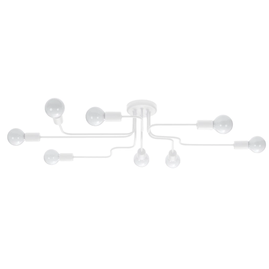 Żyrandol VECTOR 8 biały SL.1444 SOLLUX LIGHTING