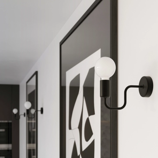 Kinkiet VECTOR czarny SL.1445 SOLLUX LIGHTING