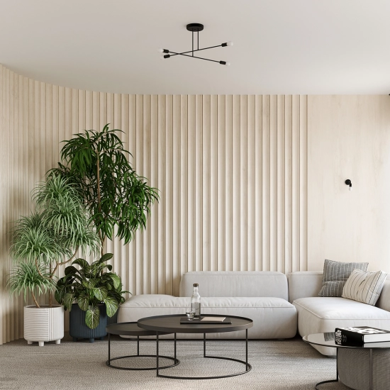 Żyrandol NORAH 4 czarny SL.1451 SOLLUX LIGHTING