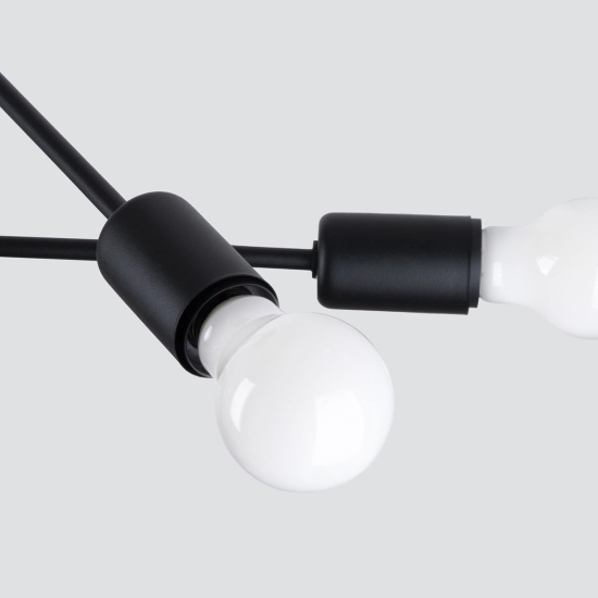 Żyrandol NORAH 4 czarny SL.1451 SOLLUX LIGHTING