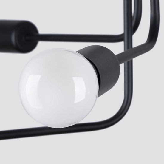 Żyrandol NORAH 6 czarny SL.1452 SOLLUX LIGHTING
