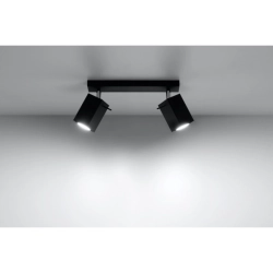 Plafon MERIDA 2 czarny SL.0100 SOLLUX LIGHTING