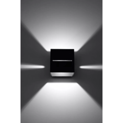 Kinkiet LOBO Czarny SL.0204 Sollux Lighting
