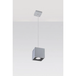 Lampa wisząca Quad Szary kostka SL.0061 SOLLUX LIGHTING