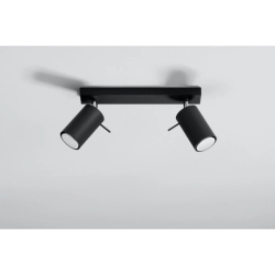 Listwa Spot Plafon RING 2 czarny SL.0092 SOLLUX LIGHTING