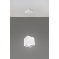Lampa wisząca Quad Biały kostka SL.0062 SOLLUX LIGHTING