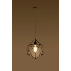 Lampa Wisząca GASPARE Czarna SL.0291 SOLLUX LIGHTING