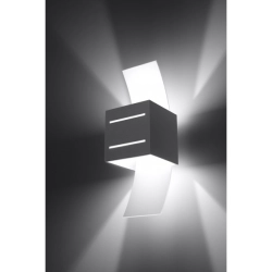 Kinkiet LORETO Szary SL.0202 Sollux Lighting
