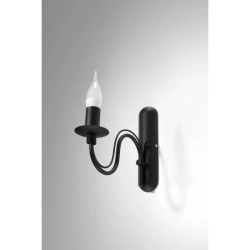 Kinkiet MINERWA Czarny SL.0220 SOLLUX LIGHTING