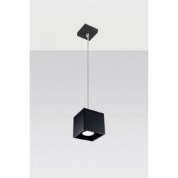 Lampa wisząca Quad Czarny kostka SL.0060 SOLLUX LIGHTING
