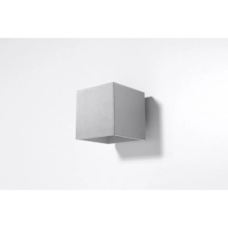 Kinkiet Quad Szary kostka SL.0058 SOLLUX LIGHTING