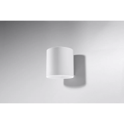 Okrągła lampa ścienna kinkiet Orbis Biały walec SL.0050 SOLLUX LIGHTING