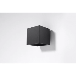 Kinkiet Quad Czarny kostka SL.0057 SOLLUX LIGHTING