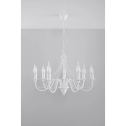 Lampa Wisząca MINERWA 7 Biały SL.0215 SOLLUX LIGHTING