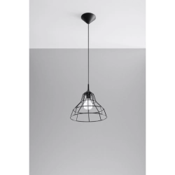 Lampa wisząca ANATA Czarna SL.0146 SOLLUX LIGHTING