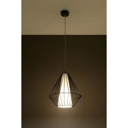 Lampa wisząca DEMI Czarna SL.0298 SOLLUX LIGHTING