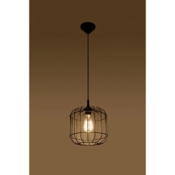 Lampa Wisząca CELTA Czarna SL.0296 SOLLUX LIGHTING