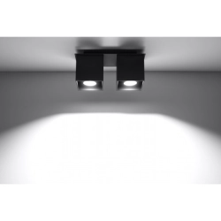 Plafon Quad 2 Czarny SL.0063 SOLLUX LIGHTING