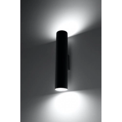 Kinkiet LAGOS 2 Czarny SL.0330 SOLLUX LIGHTING