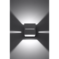 Kinkiet LOBO Szary SL.0205 Sollux Lighting