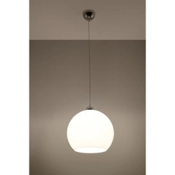 Lampa Wisząca 30cm BALL Biała SL.0256 SOLLUX LIGHTING
