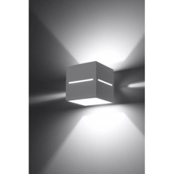 Kinkiet LOBO Biały SL.0206 Sollux Lighting