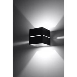 Kinkiet LOBO Czarny SL.0204 Sollux Lighting