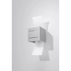 Kinkiet LORETO Szary SL.0202 Sollux Lighting