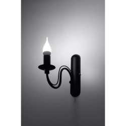 Kinkiet MINERWA Czarny SL.0220 SOLLUX LIGHTING