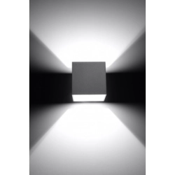 Kinkiet Quad Szary kostka SL.0058 SOLLUX LIGHTING