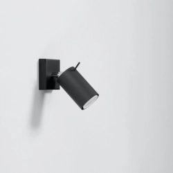 Kinkiet RING czarny SL.0091 SOLLUX LIGHTING