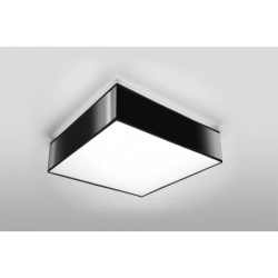 Lampa Sufitowa Kwadratowy Plafon HORUS 35 Czarny SL.0136 SOLLUX LIGHTING