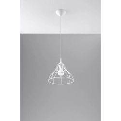 Lampa wisząca ANATA Biała SL.0145 SOLLUX LIGHTING