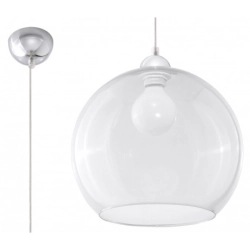 Lampa Wisząca BALL Transparent SL.0248 SOLLUX LIGHTING