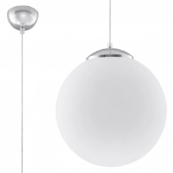 Lampa Wisząca Biała Kula UGO 40 SL.0265 SOLLUX LIGHTING