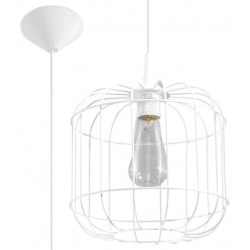 Lampa Wisząca CELTA Biała SL.0295 SOLLUX LIGHTING