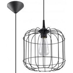 Lampa Wisząca CELTA Czarna SL.0296 SOLLUX LIGHTING